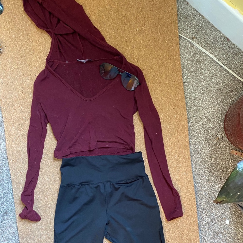Cropped fashion nova hoodie